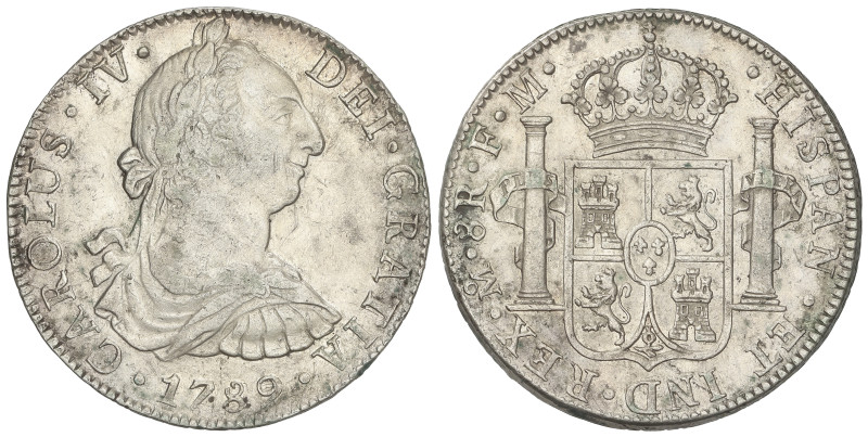 SPANISH MONARCHY: CHARLES IV
8 Reales. 1789. MÉXICO. F.M. 26,82 grs. AC-950. MB...