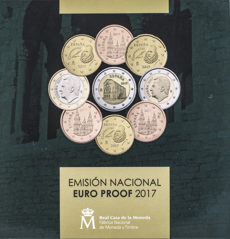 PESETA SUSTEM: FELIPE VI
Set 9 monedas 1 Céntimo a 2 Euro. 2017. EMISIÓN NACION...