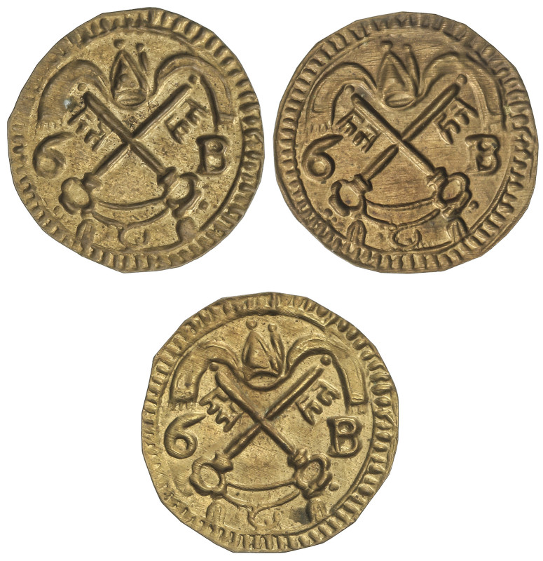 MEDIEVAL COINS: LOCAL COINS OF CATALONIA AND PELLOFES
Lote 3 Pellofas. LA PIETA...