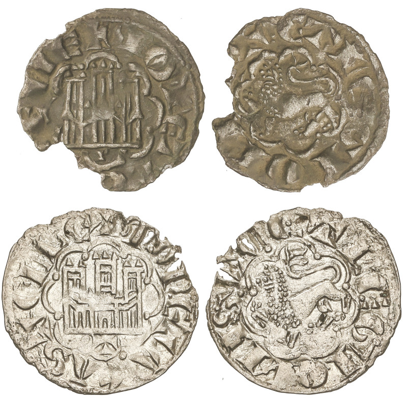 MEDIEVAL COINS: KINGDOM OF CASTILE AND LEÓN
Lote 2 monedas Noven. ALFONSO X. CU...