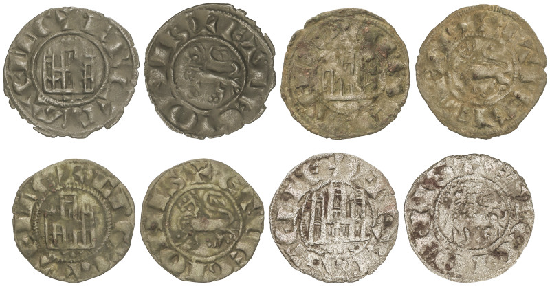 MEDIEVAL COINS: KINGDOM OF CASTILE AND LEÓN
Lote 4 monedas Pepión. FERNANDO IV....