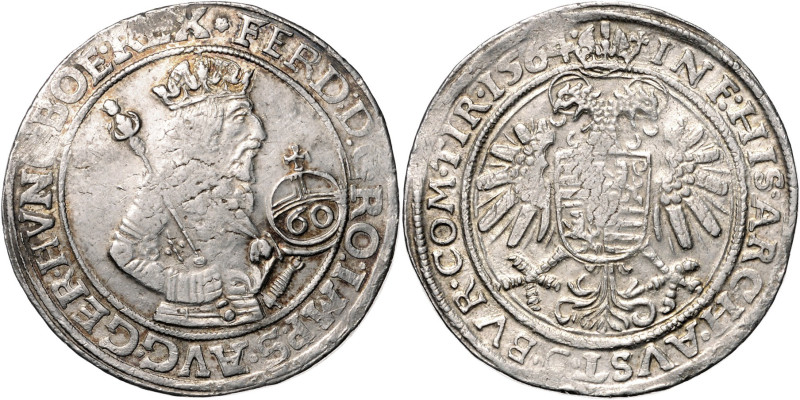 FERDINAND I (1526 - 1564)&nbsp;
60 Kreuzer, 1564, Hall, 24,75g, Dav 3316&nbsp;...