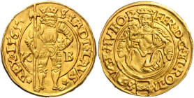 MAXIMILIAN II (1564 - 1576)&nbsp;
1 Ducat, 1565, KB, 3,17g, Husz 896&nbsp;

EF | EF , mírně zvlněný | slightly wavy