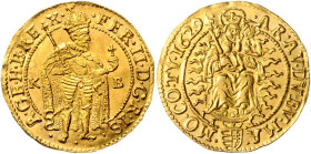 FERDINAND II (1617 - 1637)&nbsp;
1 Ducat, 1629, KB, 3,45g, Husz 1163&nbsp;

about UNC | about UNC , mírně zvlněný | slightly wavy