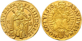 FERDINAND III (1637 - 1657)&nbsp;
1 Ducat, 1656, KB, 3,49g, Husz 1216&nbsp;

about UNC | about UNC