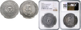 FERDINAND III (1637 - 1657)&nbsp;
Silver Medal (1 1/4 Thaler) "Sun" (restrike), 1648/2022, Ag 999/1000, oficiální repliky Maďarského národního muzea ...