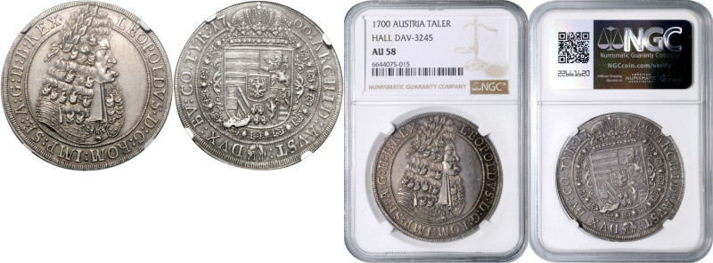 LEOPOLD I (1657 - 1705)&nbsp;
1 Thaler, 1700, Hall, Dav 3245&nbsp;

about UNC...