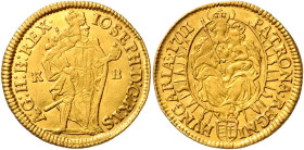 JOSEPH I (1705 - 1711)&nbsp;
1 Ducat, 1711, KB, 3,51g, Her 57&nbsp;

EF | EF