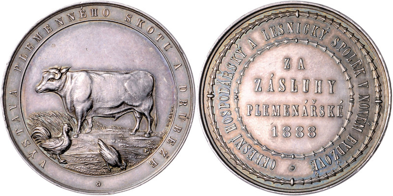 FRANZ JOSEPH I (1848 - 1916)&nbsp;
Silver Medal for Breeding Merit, Exhibition ...