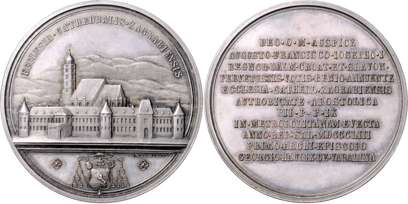 FRANZ JOSEPH I (1848 - 1916)&nbsp;
Silver Medal To commemorate the Elevation of...