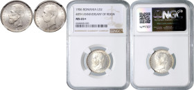 ROMANIA&nbsp;
1 Leu 40th Anniversary of Reign, 1906, KM 34&nbsp;

UNC | UNC , NGC MS 65+