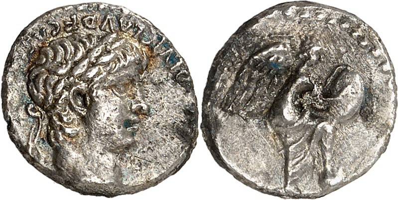 KAPPADOKIEN. 
KAISAREIA am Argaios (Kayseri). 
Nero 54-68. Quinar 1,51g. Kopf ...