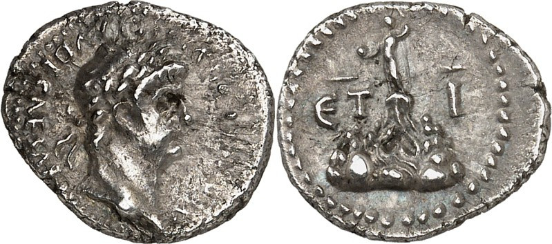 KAPPADOKIEN. 
KAISAREIA am Argaios (Kayseri). 
Nero 54-68. Quinar / Hemidrachm...