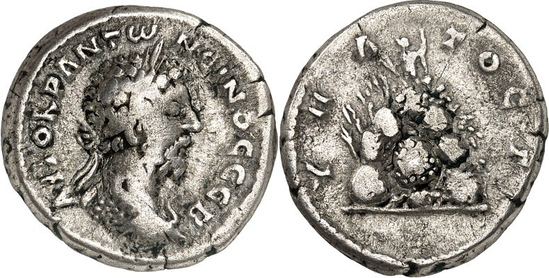 KAPPADOKIEN. 
KAISAREIA am Argaios (Kayseri). 
Marc Aurel 161-180. Didrachmon ...