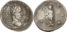 RÖMISCHES KAISERREICH. 
TRAIANUS DECIUS 249-251. Antoninian 4,06g. Drapierte Panzerbüste mit Strahlenkrone n. r. IMP C M Q TRAIAN VS DECIVS AVG DACIA...