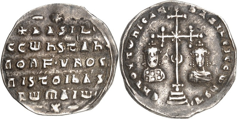 BYZANZ. 
BASILIOS II. Bulgaroktonos mit KONSTANTINOS VIII. 976-1025. Miliarisio...