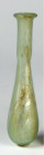 OBJEKTE AUS GLAS.
GLASFLASCHEN / VASEN.
Glasvasen, römisch. Balsamarium römisch 1.- 3.Jh. n.Chr. grünliches Glas, schlanker leicht tropfenförmiger K...