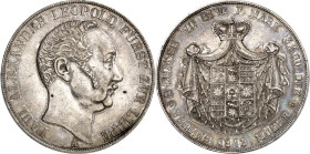 Lippe/-Detmold. 
Leopold II. (1802-)1820-1851. Doppeltaler 1843. AKS&nbsp; 5, J.&nbsp; 8. Th.212. 


ss-vz