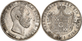 Lippe/-Detmold. 
Paul Friedrich Emil Leopold 1851-1875. Vereinstaler 1866. AKS&nbsp; 16, J.&nbsp; 16, Th.&nbsp; 213. . 


ss-vz