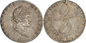 Westfalen, Kgr.. 
Hieronymus Napoleon 1807-1813. 2/3 Taler Feinsilber 1811. AKS 25, J. 17. . 


vz-