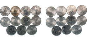 Japan State S47 (1972) 昭和47年 100 Yen Lots - Shōwa (Olympics) Copper-nickel (30000000) UNC Y 84 JNDA 03-4 Schön 61