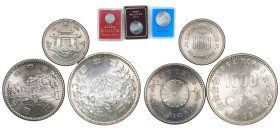 Japan State 20th Century Yen Set - Shōwa Nickel/ Silver (.925) UNC