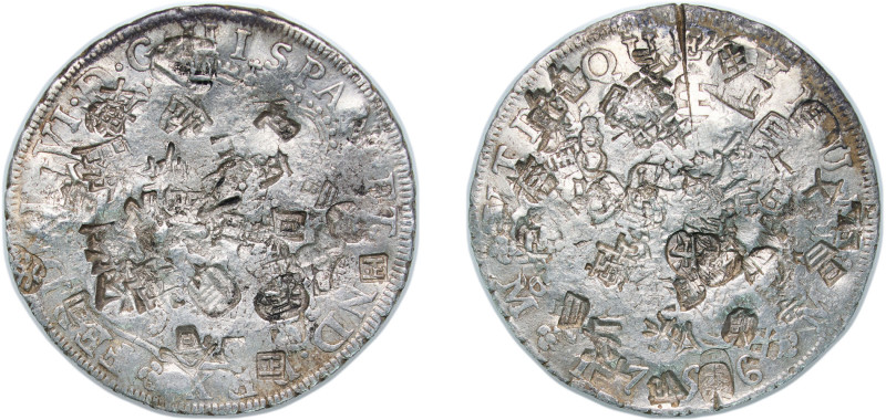 Mexico Spanish colony 1756 Mo MM 8 Reales - Fernando VI Silver (.917) Mexico Cit...