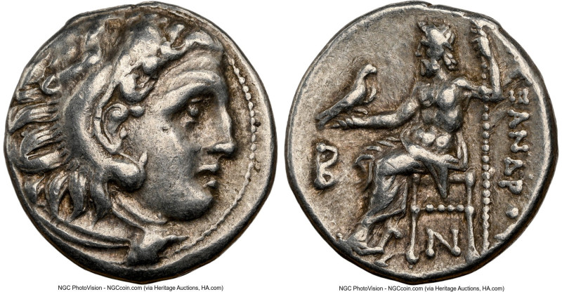 MACEDONIAN KINGDOM. Alexander III the Great (336-323 BC). AR drachm (17mm, 12h)....