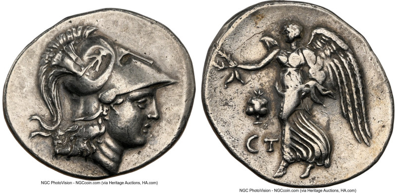 PAMPHYLIA. Side. Ca. 3rd-2nd centuries BC. AR tetradrachm (32mm, 16.58 gm, 11h)....