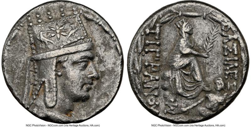 ARMENIAN KINGDOM. Tigranes II the Great (95-56 BC). AR tetradrachm (27mm, 15.45 ...