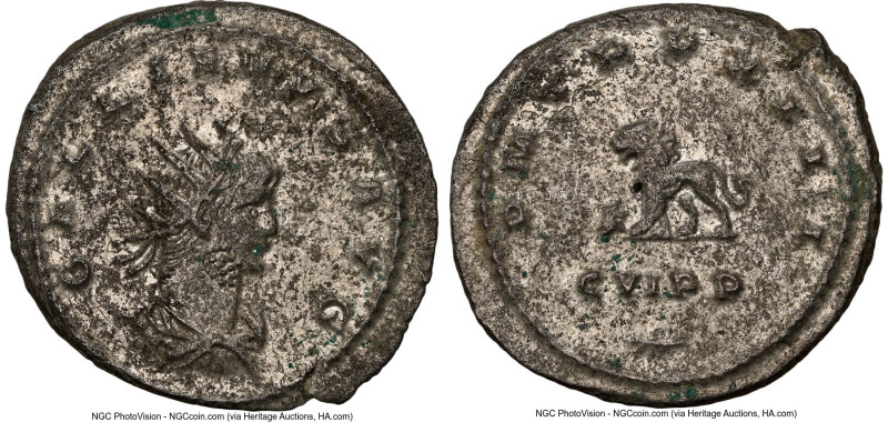 Gallienus, Joint Reign (AD 253-268). BI antoninianus (22mm, 5h). NGC AU, Silveri...