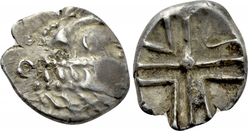 CENTRAL EUROPE. Noricum (West). Obol (2nd-1st centuries BC). 

Obv: Stylized h...