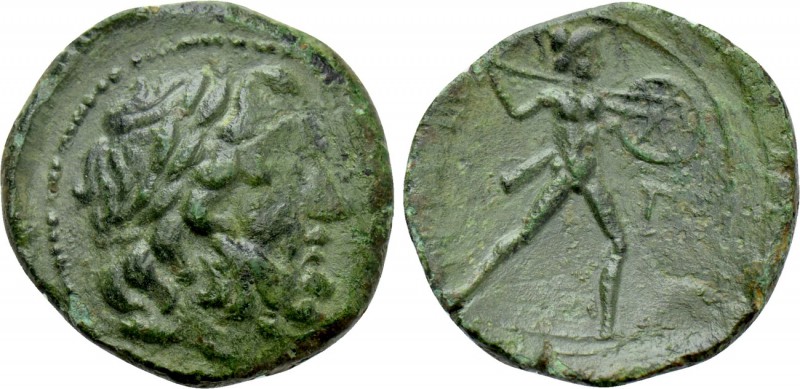 SICILY. Messana. The Mamertinoi. Ae Pentonkion or Pentachalkon (211-208 BC). 
...