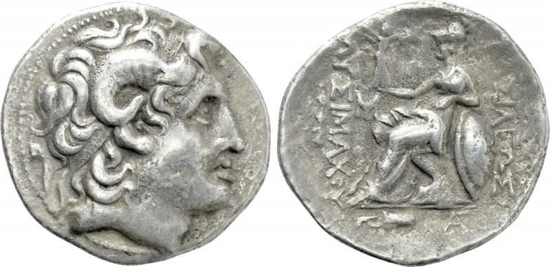 KINGS OF THRACE (Macedonian). Lysimachos (305-281 BC). Tetradrachm. Kios. 

Ob...