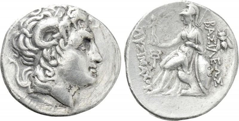 KINGS OF THRACE (Macedonian). Lysimachos (305-281 BC). Tetradrachm. Amphipolis. ...