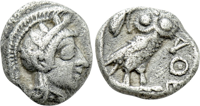 ATTICA. Athens. Obol (Circa 454-404 BC). 

Obv: Helmeted head of Athena right....