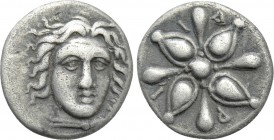 SATRAPS OF CARIA. Hidrieus (Circa 351/0-344/3 BC). Trihemiobol. Halikarnassos.