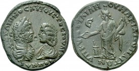 MOESIA INFERIOR. Marcianopolis. Caracalla with Julia Domna (198-217). Ae Pentassarion. Quintilianus, legatus consularis.