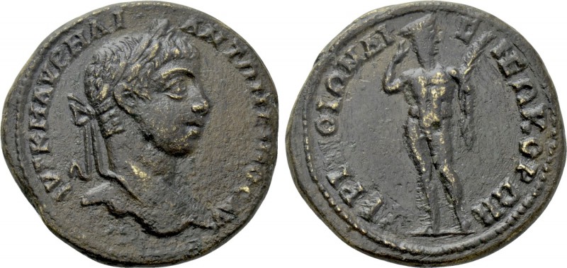 THRACE. Perinthus. Elagabalus (218-222). Ae. 

Obv: AVT K M AVPHΛΙ ANTΩNEINOC ...