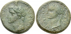 MACEDON. Thessalonica. Caligula with Germanicus (37-41). Ae.