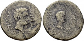 BITHYNIA. Apamea. Agrippa with Agrippa Postumus (Died 12 BC and 14 AD, respectively). Ae. Struck under Augustus.