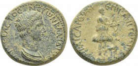 LYDIA. Hierocaesarea. Nero (54-68). Ae. Capito, high priest.
