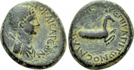 LYDIA. Hierocaesarea. Pseudo-autonomous. Time of Nero (54-68). Ae. Kapito, high priest.