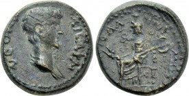 LYDIA. Mostene. Nero (Caesar, 50-54). Ae. Pedanios, magistrate.