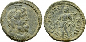 LYDIA. Saitta. Pseudo-autonomous (3rd century). Ae.