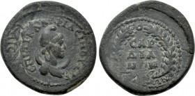 LYDIA. Sardis. Pseudo-autonomous. Time of Vespasian (69-79). Ae. Titus Clodius Epirus Marcellus, proconsul for the second time, and Titus Claudius Phi...