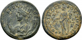 PHRYGIA. Bruzus. Pseudo-autonomous. Time of Septimius Severus (193-211). Ae. Rufinos, magistrate.