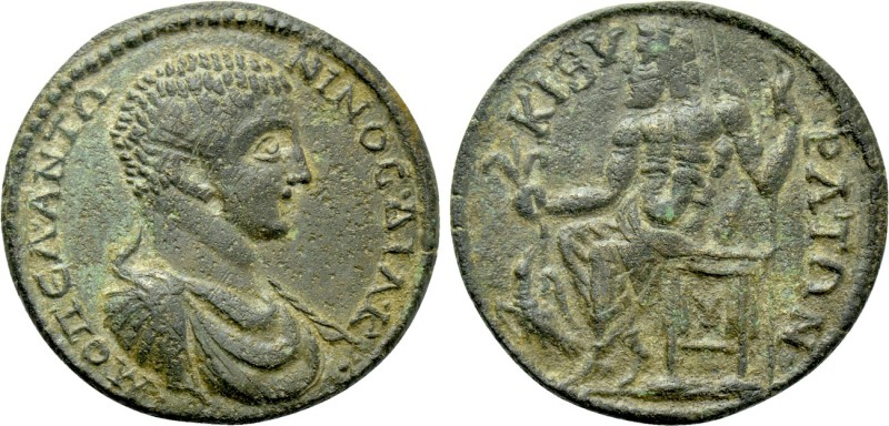 PHRYGIA. Cibyra. Diadumenian (Caesar, 217-218). Ae. 

Obv: M OΠЄΛ ANTΩNINOC ΔI...