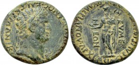 PHRYGIA. Eumenea. Domitian (81-96). Ae. M. Kl. Valerianos, high priest of Asia.