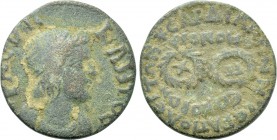 PHRYGIA. Hierapolis. Pseudo-autonomous. Time of Philip I (244-249). Ae. Homonoia issue with Sardis.